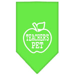 Dog Bandana Screen Printed, "Teachers Pet"