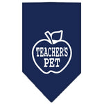Dog Bandana Screen Printed, "Teachers Pet"