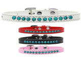 Dog  Fashion Collar "Premium Southwest Turquoise Pearl"