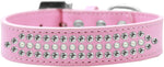 Dog Fashion Collar, "Ritz Pearl & Clear Crystal