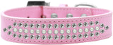 Dog Fashion Collar, "Ritz Pearl & Clear Crystal