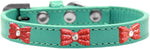 Dog Widget Fashion Collar,"Red Glitter Bow"