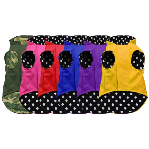 Dog Hooded Raincoat