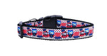 Pet Dog & Cat Nylon Collar or Leash "Proud Owls"