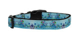 Dog & Cat Nylon Collar Or Leash, "Dreamy Blue"