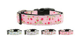 Pet Dog & Cat Nylon Collar or Leash, "Roses"