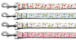 Pet Dog & Cat Nylon Collar or Leash, "Roses"