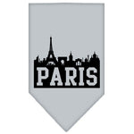 Dog Bandana Screen Printed "Paris Skyline"