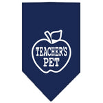 Dog Bandana Screen Printed, "Teachers Pet"