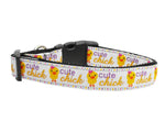 Pet Dog & Cat Nylon Collar Or Leash, "Cute Chick"