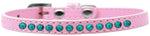 Dog  Fashion Collar "Premium Southwest Turquoise Pearl"