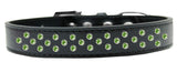 Dog & Cat Fashion Collar, "Lime Green Crystal Sprinkles"