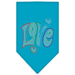 Dog Bandana Rhinestone, "Love"