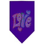 Dog Bandana Rhinestone, "Love"