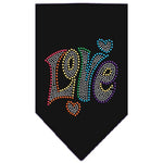 Dog Bandana Rhinestone, "Love"
