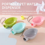 HOOPET Portable Dog Water Bottle Feeder Bowl