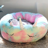 Unicorn Round Pet Bed