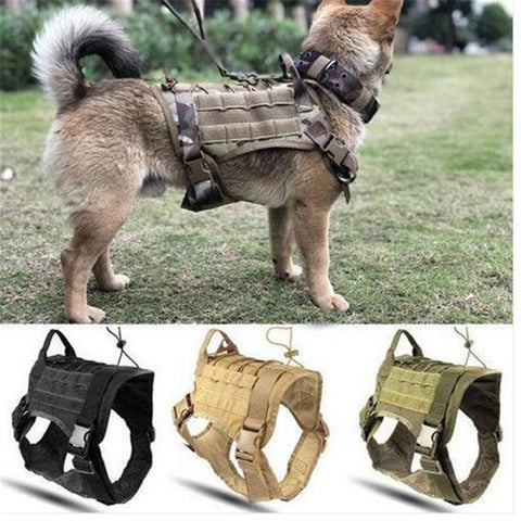 Police K9 Tactical Training Dog Harness