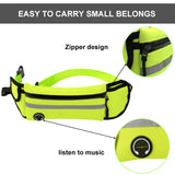 Sports Traction Rope Reflective Waterproof Dog Leash With Waist Pack