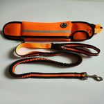 Sports Traction Rope Reflective Waterproof Dog Leash With Waist Pack