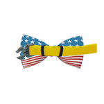 The Flag USA America Dog Bow Tie