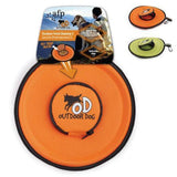 Flying Disc Fetch Dummy With Treat All For Paws Interactive Fun Outdoor Dog Toy